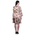thumbnail image 5 of Moomaya Printed Womens Kimono Robes Short Satin Silk Bridal Robe Loungewear, 5 of 8