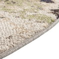 thumbnail image 6 of Unique Loom Haerfest Collection Area Rug - Kenya (3' 3" Round Multi/Light Brown), 6 of 7
