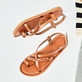 thumbnail image 4 of Ataiwee Women's Flat Slide Sandals - Fashion Casual Braided Toe Ring Cute Summer Shoes., 4 of 6