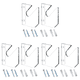 thumbnail image 1 of Colgador de Monopatín Kuymtek Estante de Almacenamiento Horizontal Acrílico Transparente 2 Uds, 1 of 4