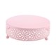thumbnail image 1 of Soporte para tartas, soporte redondo para tartas, postre, cupcake, exhibición de metal, soportes para magdalenas, pequeños, rosa Feliz Sencillez, 1 of 5
