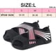 thumbnail image 2 of Calcetines de yoga antideslizantes con agarre, calcetines antideslizantes sin dedos para pilates, ballet, entrenamiento, zapatos con agarre (rosa), 2 of 6