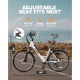 thumbnail image 7 of ACTBEST Electric Bike for Adults/Woman, Cores 27.5" Electric Bike Up to 70 Miles Long Range, with 500W Motor, 48V 12Ah Removable Battery, 7-Speed Mountain E Bike, 7 of 7