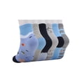 thumbnail image 5 of Wonder Nation Mid Crew Graphic Socks, 6-Pack Boys Shoe Size S (4-8.5) - L (3-9), 5 of 6