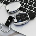 thumbnail image 5 of Xotic Tech 1x Silver Smart Remote Key Soft Fob Cover Case Protector For Mercedes C E S G CLS CLK SLK, 5 of 6
