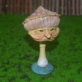 thumbnail image 4 of Estatua En Miniatura De Hongo Con Cara De Anciana, Artesanías De Resina, Esculturas De Brujas Divertidas Para Decoración De Césped Y Jardín Scienceny HA037653-00, 4 of 6
