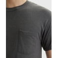 thumbnail image 5 of Hanes Beefy-T Unisex Cotton Pocket T-Shirt Charcoal Heather L, 5 of 9