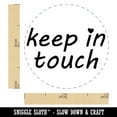 thumbnail image 2 of Keep in Touch with Heart Self-Inking Rubber Stamp Ink Stamper - Green Ink - Mini 1/2 Inch, 2 of 7