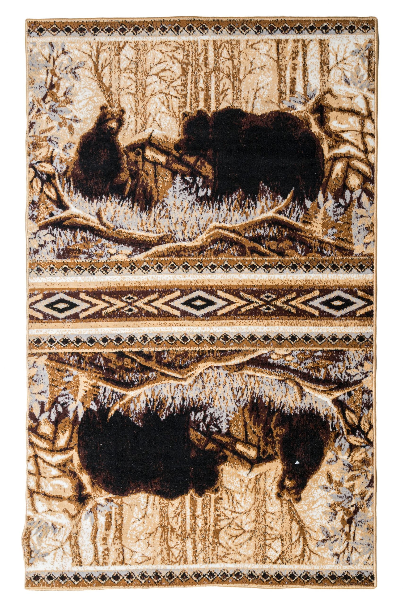 Lodge Bear Area Rug GFTOMA10486 main image 1