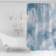 thumbnail image 2 of Shower Curtain, Watercolor White Cloud Waterproof Shower Curtain Set with Hooks for Bathroom Showers,Stalls and Bathtubs,36x72In Pastoral Sky Scenery, 2 of 9