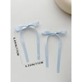 thumbnail image 4 of 2pcs Women Bow Decor Cute Alligator Hair Clip For Hair Decoration For back to school, 4 of 4