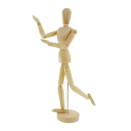 US Art Supply 5" Male Manikin Wooden Art Mannequin Figure