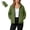Army Green, variant on Women's Packable Waterproof Hooded Travel Jacket with Storage Pouch