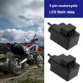thumbnail image 4 of Kenally 2 piezas 2 uds 3 pines LED indicador relé intermitente motocicleta Led señal de giro LED indicador intermitente Led Accesorios para motos, 4 of 6