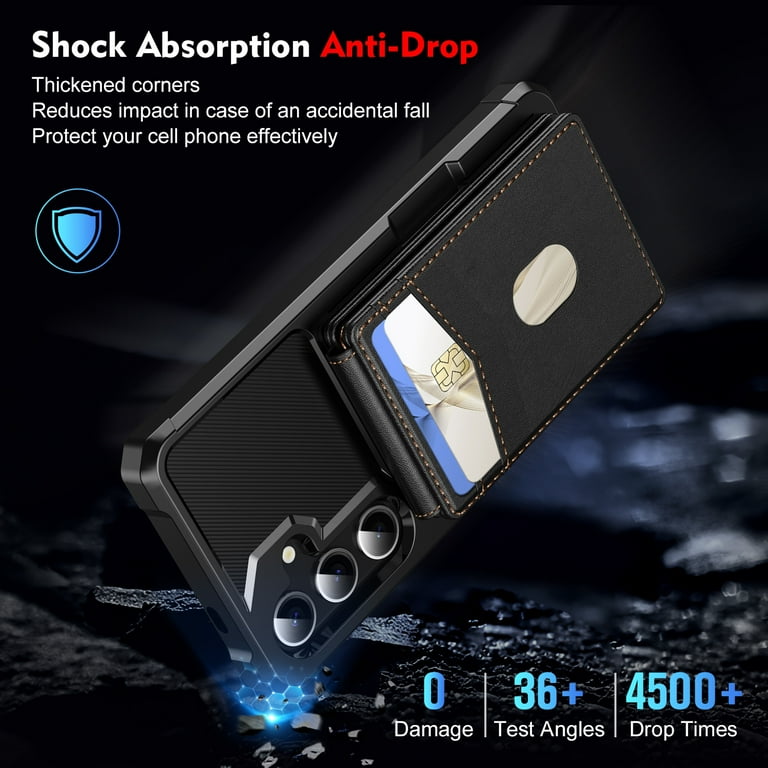 Compatible with MagSafe Magnetic 2 in 1 Detachable For Samsung Galaxy A36  5G Wallet Case with Card Holder,for Women Men,PU Leather RFID Blocking Flip  Kickstand Credit Slots Phone Case, Black - Walmart.com