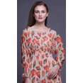 thumbnail image 5 of Bimba Floral Ladies Printed Boho Gypsy Summer Smocked Maxi Long BeachDress-X-Small, 5 of 5
