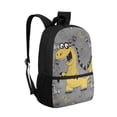 thumbnail image 6 of Uorisanigo Kids School Backpack with Padded Straps, Dinosaur Print School Bag for Boys 6-12 Year Old, Durable Lightweight Multifunctional Large Capacity Universal Fit Schools, Travel & Sports, 6 of 6