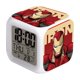 thumbnail image 1 of HANNTAOO Reloj despertador LED con diseño de superhéroe, reloj de mesa creativo, reloj digital electrónico brillante y colorido para adultos, niñas y niños, juguete para regalo de cumpleaños HTNL#441, 1 of 7
