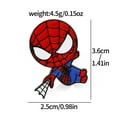 thumbnail image 2 of 5pcs Cute Spiderman Enamel Pins - Collectible Badge Set for Jackets, Bags & Gifts, 2 of 5