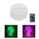 thumbnail image 2 of Inteprter Elefante Luz de noche para niños Ilusión óptica 3D Elefante Luz 7 Cambio de color Lámpara de noche con interruptor táctil Control remoto Iluminación y accesorios No. 4 Inteprter HA025323-04, 2 of 6