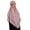 A, variant on Double Layer Polyester Hijab Shawl Polyester Turbans Adjustable Tie Scarf Easy Storage for Commute Travel and Outings
