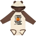 thumbnail image 3 of Inktastic I Want To Grow up To Be A Basketball Player Like My Daddy Boys or Girls Long Sleeve Baby Bodysuit, 3 of 5