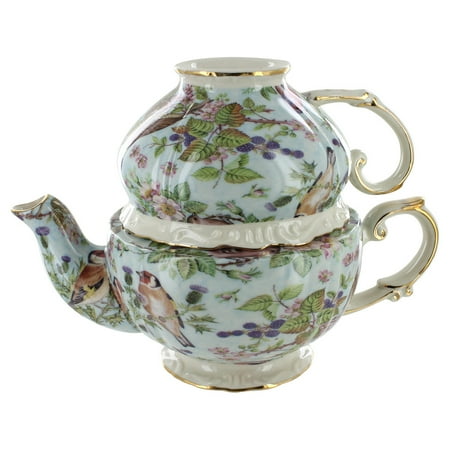 Blue Bird Chintz Porcelain - Tea for One