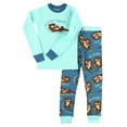 thumbnail image 3 of LazyOne Warm Long-Sleeve PJ Sets for Girls and Boys, Funny Animal Kids' Pajama Sets, Cozy, Comfy, Tired (Otterly Exhausted, 10), 3 of 7