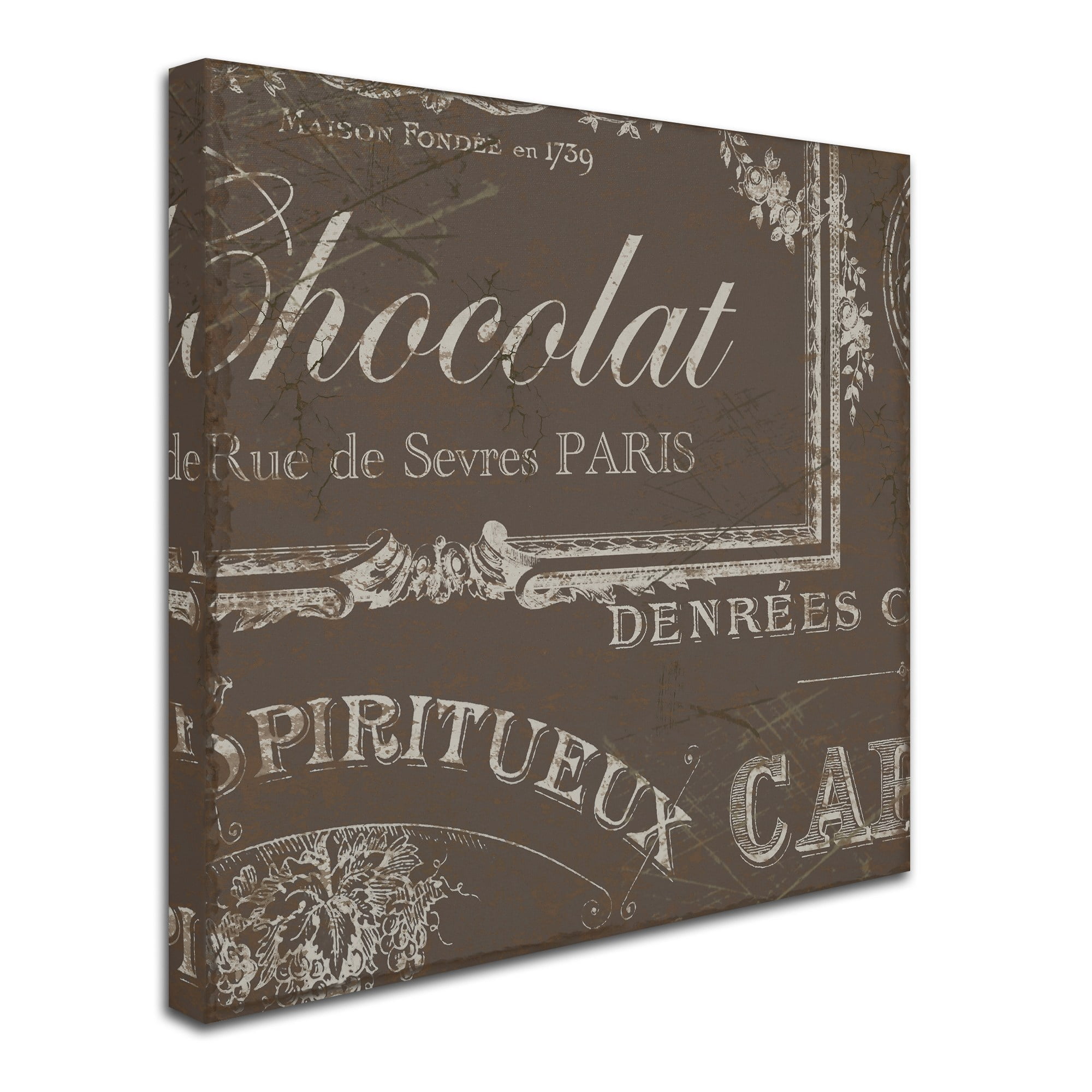 Trademark Fine Art "Bon Mots III" Canvas Art by Color Bakery