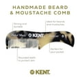 thumbnail image 5 of KENT A 81T X-Small Men's Beard Mustache Pocket Comb, Fine Toothed for Facial Hair Grooming and Styling. Hand-Made of Quality Cellulose Acetate, Saw-cut Hand Polished. Made in England, 5 of 24