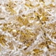 thumbnail image 1 of Relleno de papel arrugado Mefleet de 2 kg, blanco y dorado, para regalos, 1 of 6