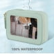 thumbnail image 5 of Bolsa organizadora transparente para cosméticos Prite, impermeable, verde, 5 of 8