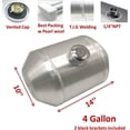 thumbnail image 2 of JSD AUTO PARTS fuel/gas tank 4 Gallons 10"x14" Center Outlet 1/4" NPT, 2 of 8