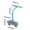 Sky Blue, variant on Multifunctional Pedal Puller Resistance Rope, 4 Tube Foot Pedal Resistance Bands for Abdomen,Waist,Arm,Leg Stretching Slimming Training Equipment