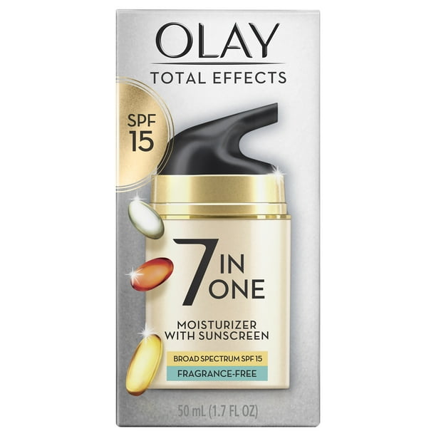Olay Total Effects Face Moisturizer SPF 15, FragranceFree, 1.7 fl oz