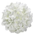 thumbnail image 2 of Silk Hydrangea Heads Artificial Flowers Heads with Stems for Home Wedding Decor,Pack of 10 (White), 2 of 5