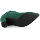 thumbnail image 5 of Botines de Cuadros Allegra K Tacón Grueso Punta Puntiaguda Verde 40, 5 of 6