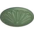 thumbnail image 3 of Ekena Millwork 25 1/2"OD x 5 1/2"P Brontes Ceiling Medallion (Fits Canopies up to 3 5/8"), Hand-Painted Athenian Green, 3 of 6