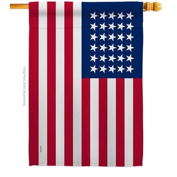 Americana Home & Garden  28 x 40 in. United State 1848-1851 American Old Glory House Flag with Double-Sided Decorative Banner Garden Yard Gift