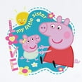 thumbnail image 2 of CafePress - Peppa Pig: My Little Sister - Baby Light Bodysuit, Size Newborn - 24 Months, 2 of 4