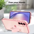 thumbnail image 5 of for Samsung Galaxy A54 5G Case Pink Love Hearts Design for Women Girl Men, Luxury Plating with Strap Stand Full Camera Lens Protection Bumper for Galaxy A54 5G, 5 of 12