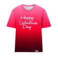 thumbnail image 4 of Camisetas Casuales de Mujer Día de San Valentín Impreso Cuello Tripulado Manga Corta, Top de Moda para la Fiesta Y Diario, 4 of 9