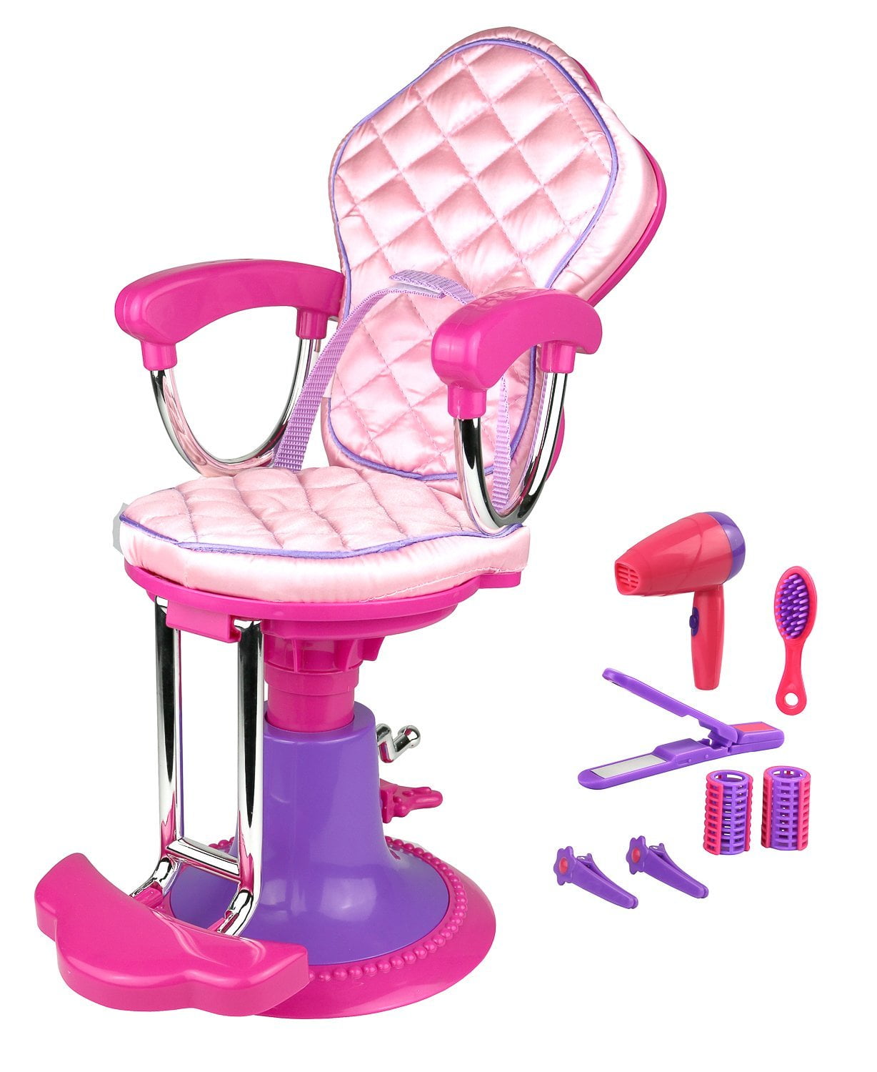 Udover Rynke panden Defekt Click N' Play Doll Salon Chair And Accessories. Perfect For 18 inch  American Girl Dolls - Walmart.com