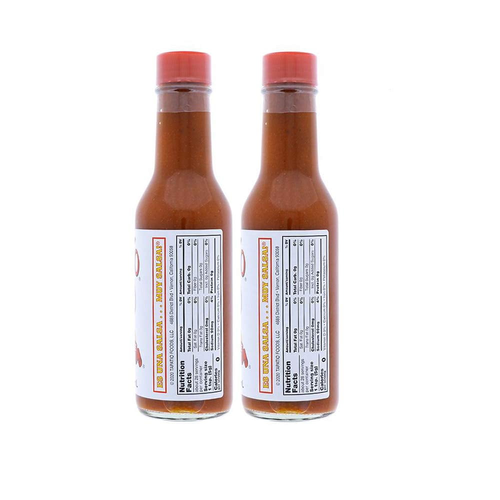 Tapatio Hot Sauce - Original 5 oz Glass Bottles - Salsa Picante (2