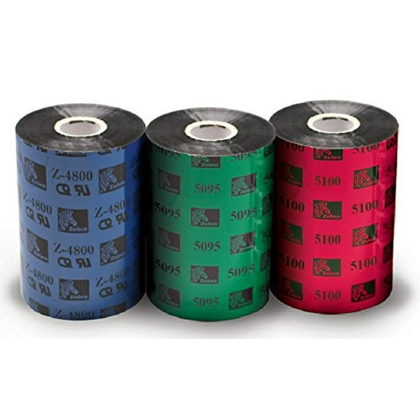 Zebra gs B 1810 Zebra Consumables 5095 Resin Ribbon 110mm X 74m 4 3 X Zebra E C Zebra Resin Ribbon C E A gs Walmart Com Walmart Com
