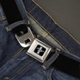 thumbnail image 2 of Ford Belt, Seatbelt Buckle Belt, Ford Mustang Bars Logo Repeat, 34 to 52 Inches, 2 of 9