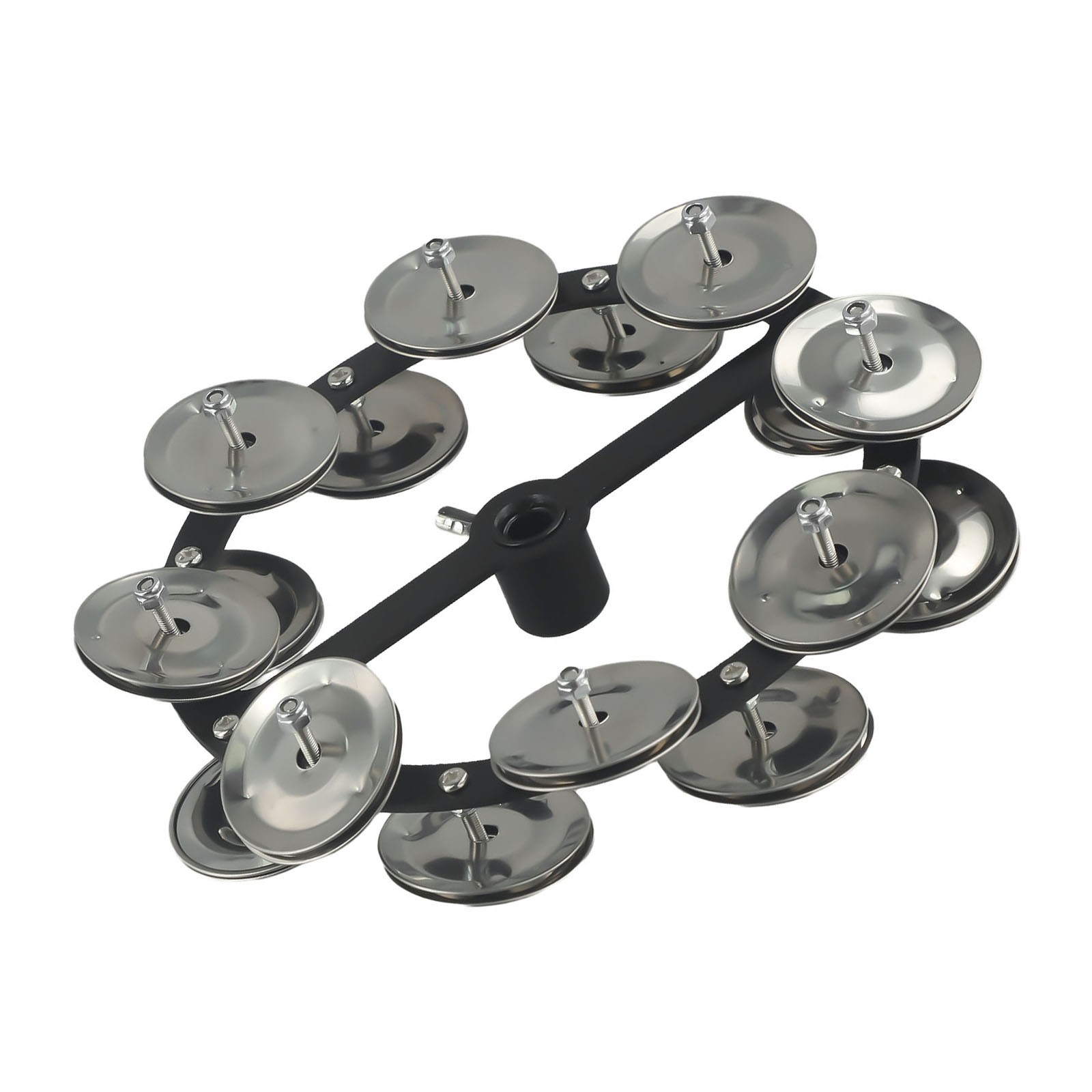 Professional Portable for Hi-hat Tambourine Drum Cymbals with Steel Bells - Perfect