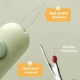 thumbnail image 6 of 2 in 1 Needle Threader, 2-in-1 Needle Threader & Seam Ripper Tool, Ruuvee Seam Ripper, Threading and Unthreading Sewing Seam for, Crafts and Knitting Unthreading Supp, 6 of 7