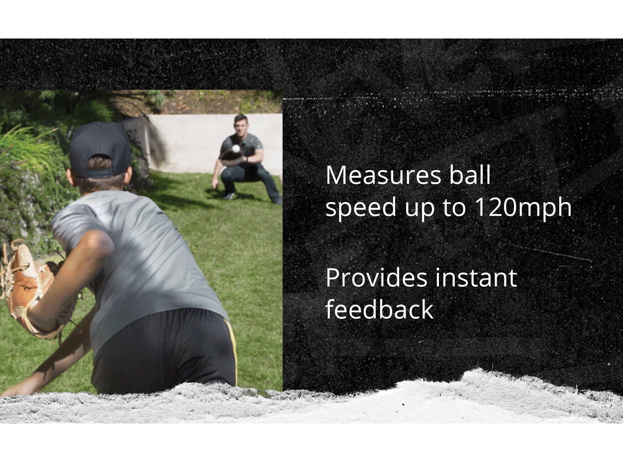 SKLZ Bullet Ball, Baseball Velocity Pitch Training Ball, Measures