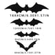 thumbnail image 3 of Halloween Bat Clings Adhesive PVC Sticker Realistic Flying Bat Sticker Wall Decals For Window Wall Halloween Decoration twenty four, 3 of 4